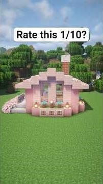 Tiny Aesthetic Minecraft House 👀