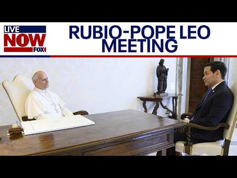 Sec. Rubio arrives at the Vatican to meet with Pope Leo XIV after Trump’s criticism over Iran