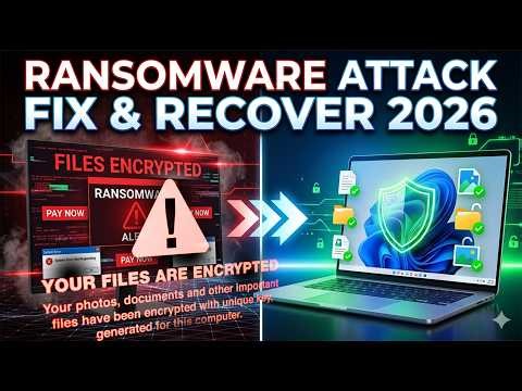 Your Files Are Locked! 😱 Ransomware Explained + How to Remove & Recover Data (2026 Guide)