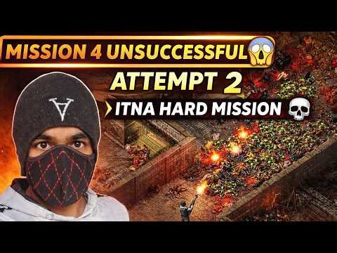 Alien Shooter 2 Mission 4 Unsuccessful 😱 | Attempt 2 | Itna Hard Mission 💀