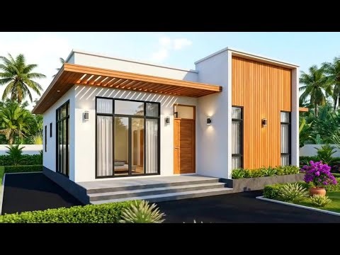 Simple Modern House | House design idea | 9m x 12m (108sqm) | 3 Bedroom