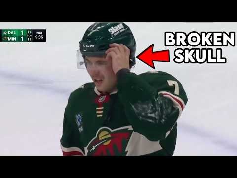 Brock Faber Had a Skull Fracture and Kept Playing - Doctor Explains Shocking Injury