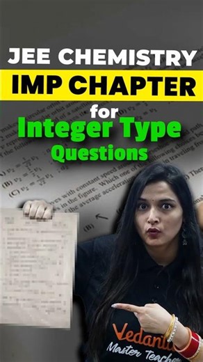 Most Repeated Integer Type Question for JEE Chemistry! #jee2026 #jeemains #jee #jeeexam #iit #shorts
