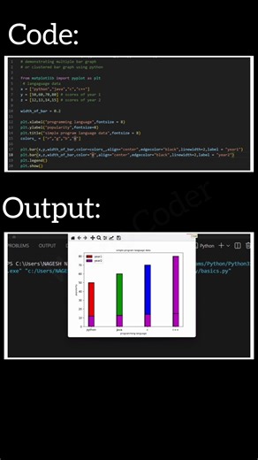 Multiple Bar Graph in Python 📊 | Data Visualization for Beginners