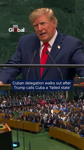 Cuba Walks Out Of Trump’s UNGA Speech After ‘Failed State’ Remark #cuba #usnews #unga #trump