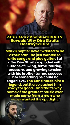 At 76, Mark Knopfler FINALLY Reveals Why Dire Straits Destroyed Him #shorts