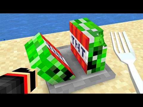 I Turned MOBS Into FOODS In Minecraft!