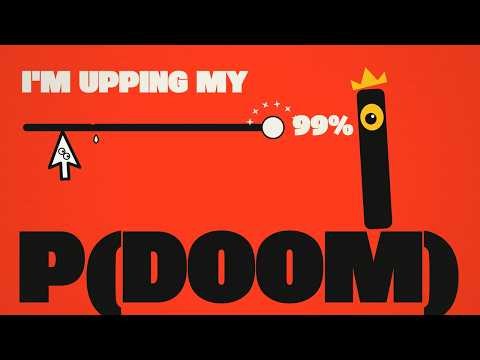 I'm Upping My P(doom) 📈 Animated Lyric Video