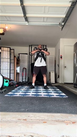 100 LB Isometric Deep Squat Pauses → Explosive Power | 3 Rep Tendon Builder #fitover40 #gymnast