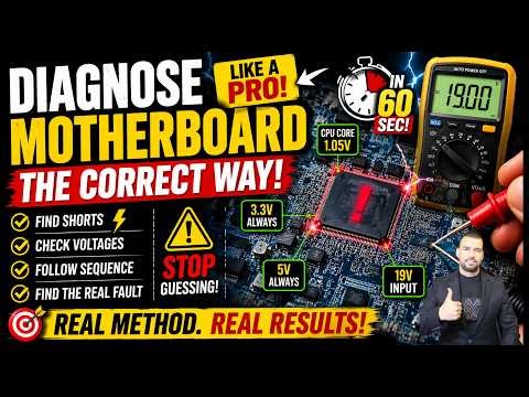 The CORRECT Way to Diagnose a Laptop Motherboard 🔥