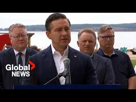 Poilievre “relieved” by Trump tariff pause, calls out Carney over “concessions” to US