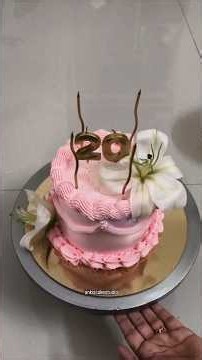 Viral Lily Cake 🌸✨ | So Beautiful & Elegant Birthday Cake | Cake Decorating