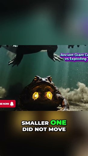 Crocodile vs. Exploding Toad: A Toxic Underwater Battle! #shorts