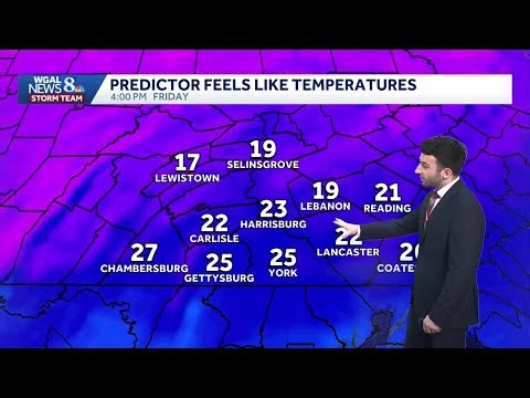 Clouds stick around; breezy conditions persist and chills into the 20s