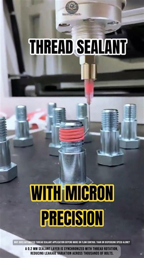 Thread Sealant Applied With Micron Level Consistency