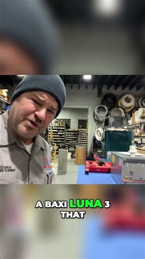 Replacing Bad Boiler! Mikey Pipes Shows New Install #shorts