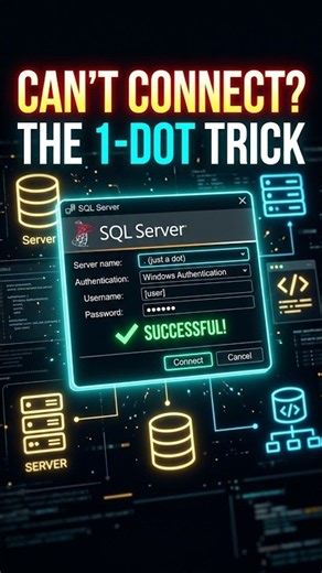 How to Connect to SQL Server Like a Senior Dev 💻 #shorts #sql
