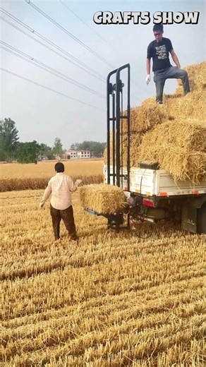 Efficient Harvest Loading with Hydraulic Lift