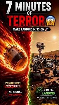 Mars Perseverance Rover Landing 🔥 | NASA’s 7 Minutes of Terror Explained 🚀 | Mars Mission 2021