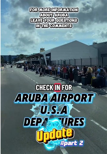 If you have a scheduled flight to depart from Aruba to the US today, watch this video first! Aruba airport update! #aruba #usa #flight #airport #update