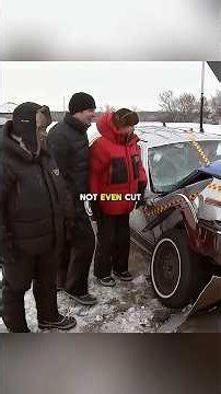 What Happens When a Snowplow Hits a Car at 75 MPH?💀| Mythbusters