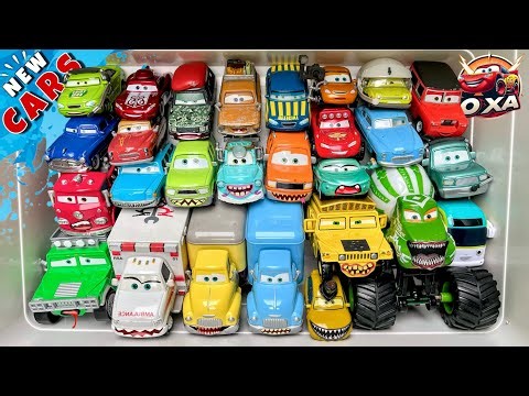 Disney Pixar Cars Unboxing Review | Lightning McQueen, Tow Mater, Chick Hicks, Sally Carrera, Cruz