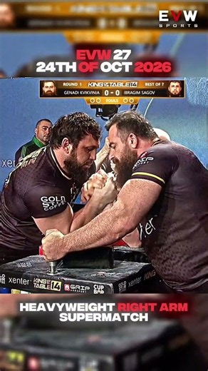 Ibragim Sagov vs Devon Larratt at EVW27 in Budapest, Hungary