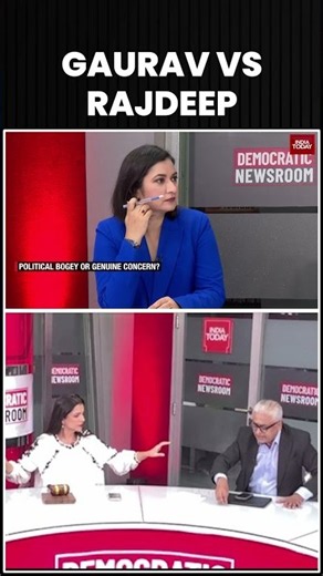 Gaurav vs Rajdeep | Democratic Newsroom | India-China | Arunanchal Row | CEC Protests
