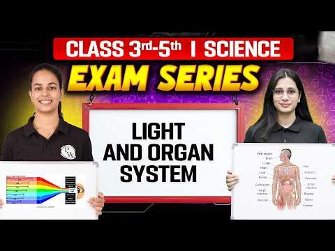 Light & Organ System | Science for Class 3 to Class 5 | Exam Series NCERT