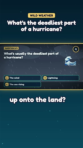 What's the deadliest part of a hurricane?