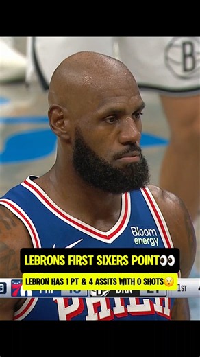 LeBrons FIRST POINT as a SIXER🚨🐐