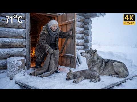 A Dying Mother Wolf Dragged Her Frozen Cub to a Widow's Door at 71°C — A Miracle Happened