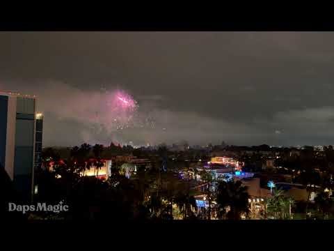 2026 Disneyland New Year's Eve Fantasy in the Sky Fireworks Spectacular From Disneyland Hotel