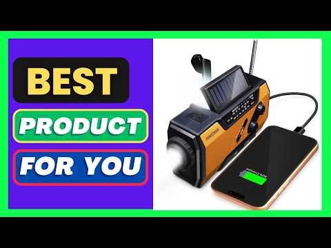 FosPower NOAA Emergency Weather Radio A1 7400mWh Portable Power