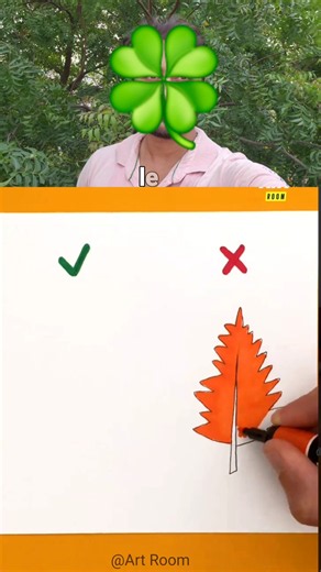How to Draw a Realistic Leaf Step by Step | Easy Pencil Drawing Tutorial for Beginners #art #shorts