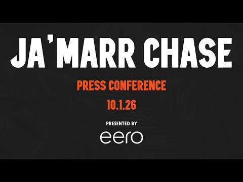 Ja'Marr Chase Press Conference - October 1