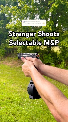 Stranger Shoots Selectable M&P 💯🔥 #airsoft #blowup #frt