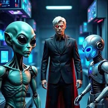 human vs alien vs ai robot