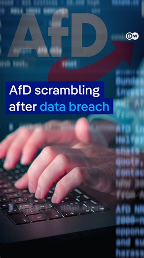Germany’s far-right AfD is investigating the extent of the damage done by a massive breach of data. Hackers copied hundreds of thousands of emails and sensitive documents. The data has been published online, and the first excerpts are slowly being made public. #dwgermanpolitics