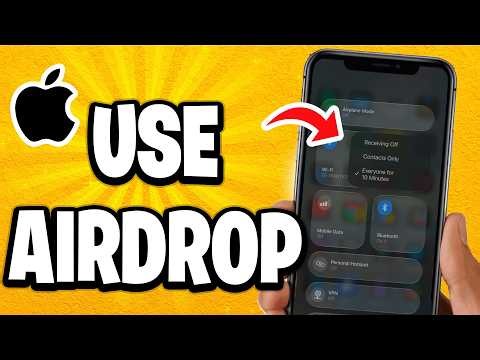 How To Use AirDrop - iPhone or iPad