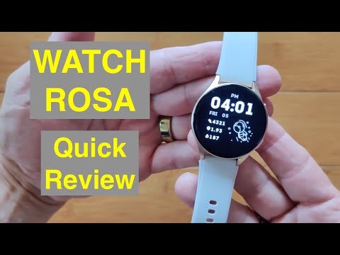 Xiaomi UDFiNE Watch Rosa BT Calling Alexa GPS IP68 Always-On AMOLED Smartwatch: Quick Overview