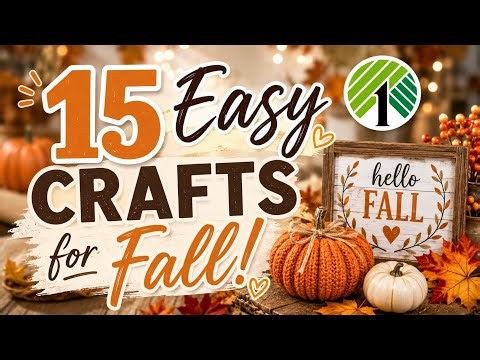 15 🍂 GENIUS Dollar Tree DIY Crafts For Fall 