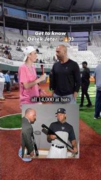 Get to know Yankees legend Derek Jeter 👀💯🔥#shorts