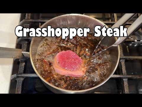 Steak Boiled in Grasshoppers