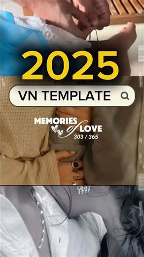 VN Template for 2025 Recap ✨ | Aesthetic Year End Reel Edit #2025recap #vntemplate #vneditor #fyp