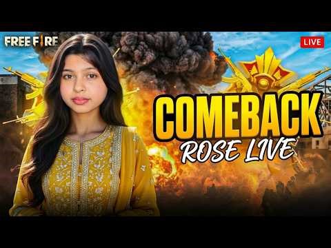 ROSE LIVE 🔴 Playing With Subscriber fun custom 😳 #freefire #shortlive #freefirelivestream