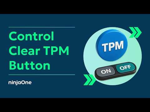 How to Enable or Disable the Clear TPM Button in Windows 11 (w/ Screen Recording)