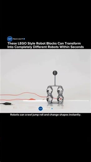 Scientists Built LEGO-Style Robots That Can Rebuild Themselves for Any Task #modular #robot #science