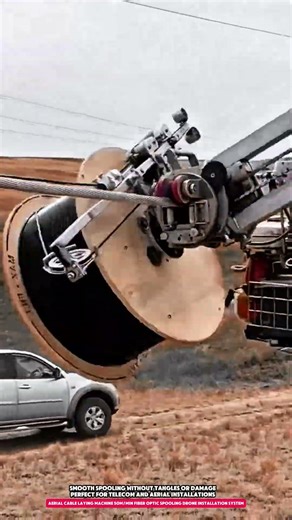 Aerial Cable Laying Machine 50m/min Fiber Optic Spooling Drone Installation System