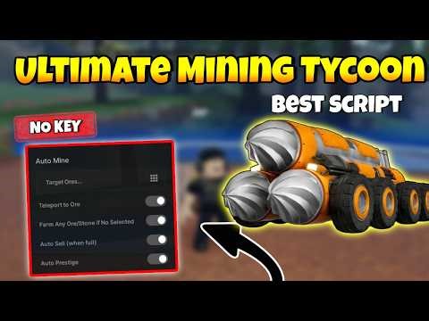 Ultimate Mining Tycoon Script 2026 | GOTO MINE ,AUTO FARM , GOTO SHOP , SELL ORES